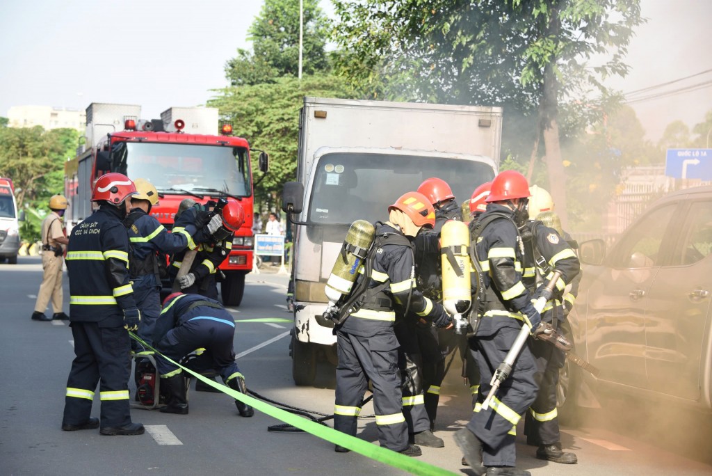TP Hồ Chí Minh diễn tập kịch bản ứng phó sự cố bức xạ