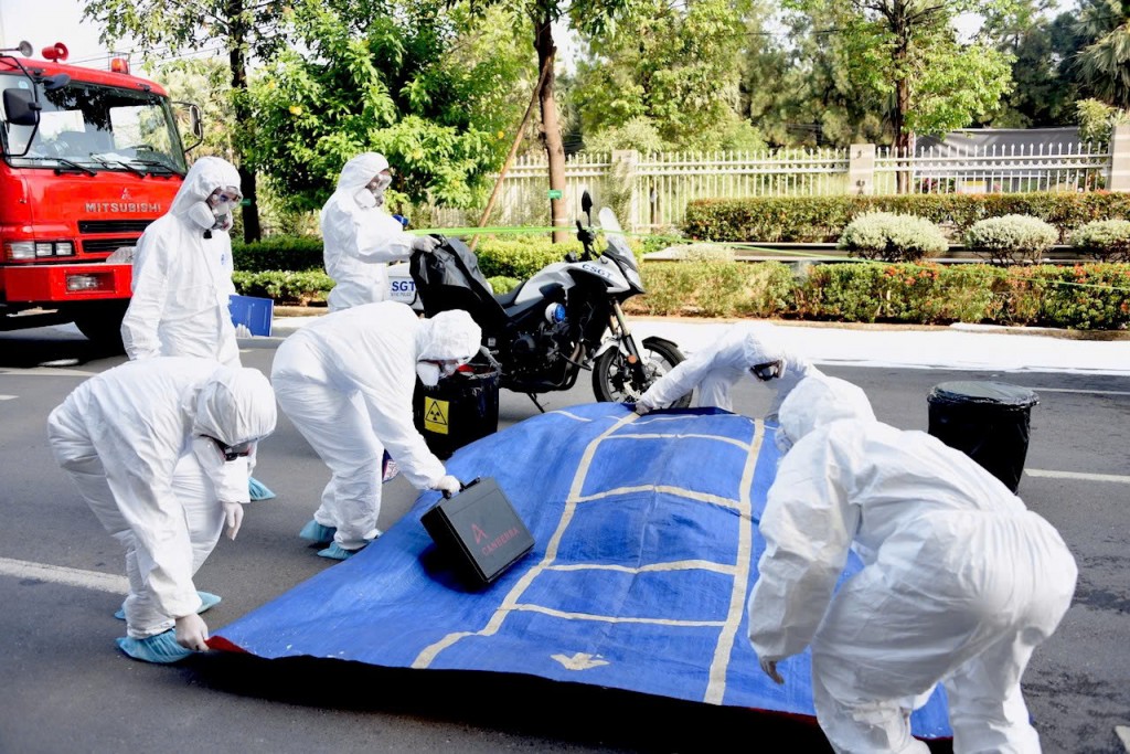 TP Hồ Chí Minh diễn tập kịch bản ứng phó sự cố bức xạ