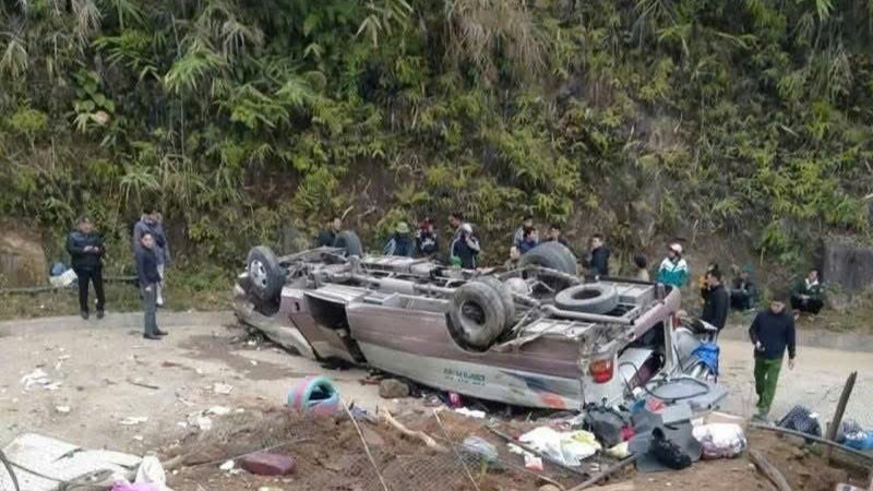 Vụ tai nạn lật xe ở Lào Cai làm 9 người tử vong: Nguyên nhân do phương tiện mất phanh