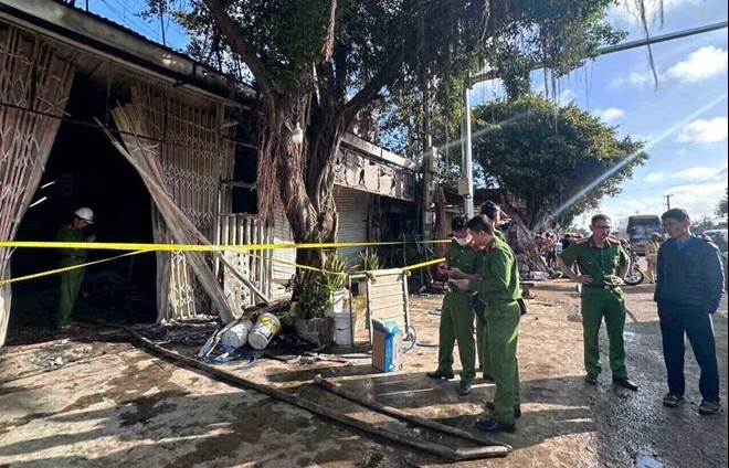Khẩn trương điều tra nguyên nhân vụ cháy tại xã Hòa Phú, tỉnh Đắk Lắk