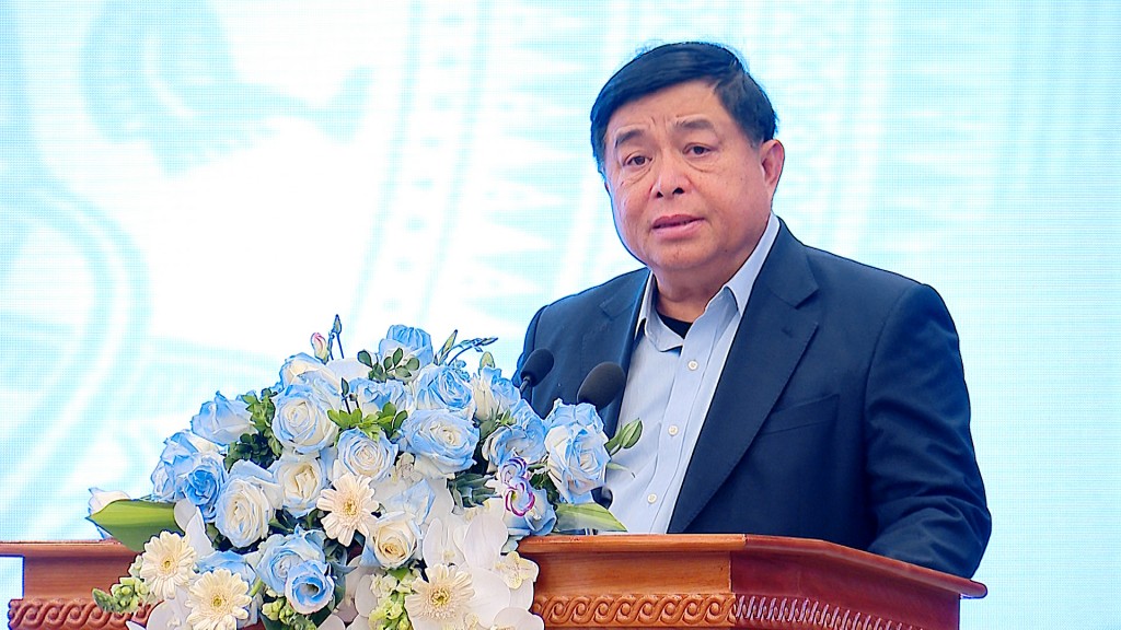 Phó Thủ tướng Nguyễn Chí Dũng dự Kỷ niệm 80 năm ngày truyền thống ngành kế hoạch-đầu tư và thống kê - Ảnh: VGP/Minh Ngọc