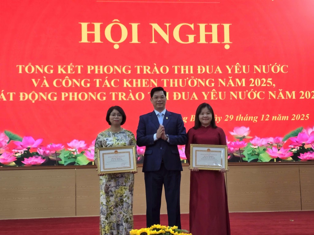 Các cá nhân được nhận bằng khen của UBND thành phố