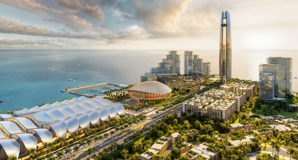 Hình hài Trung tâm Hội nghị và Triển lãm APEC Phú Quốc sau nửa năm xây dựng Hình hài Trung tâm Hội nghị và Triển lãm APEC Phú Quốc sau nửa năm xây dựng