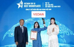 Vedan Việt Nam được vinh danh Top 10 Nơi làm việc tốt nhất Việt Nam 2025