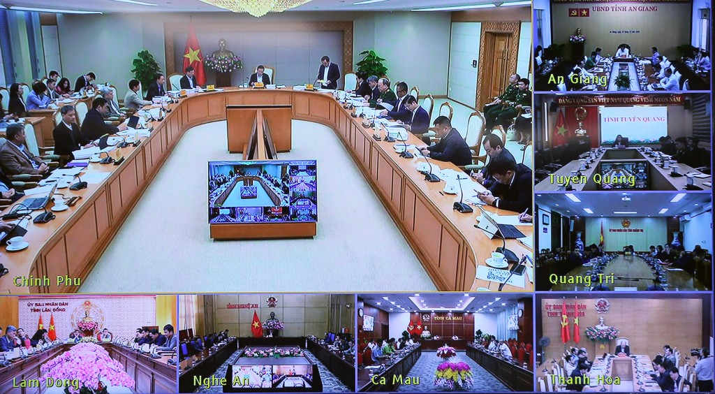 Các địa phương tham dự cuộc họp - Ảnh: VGP/Minh Khôi