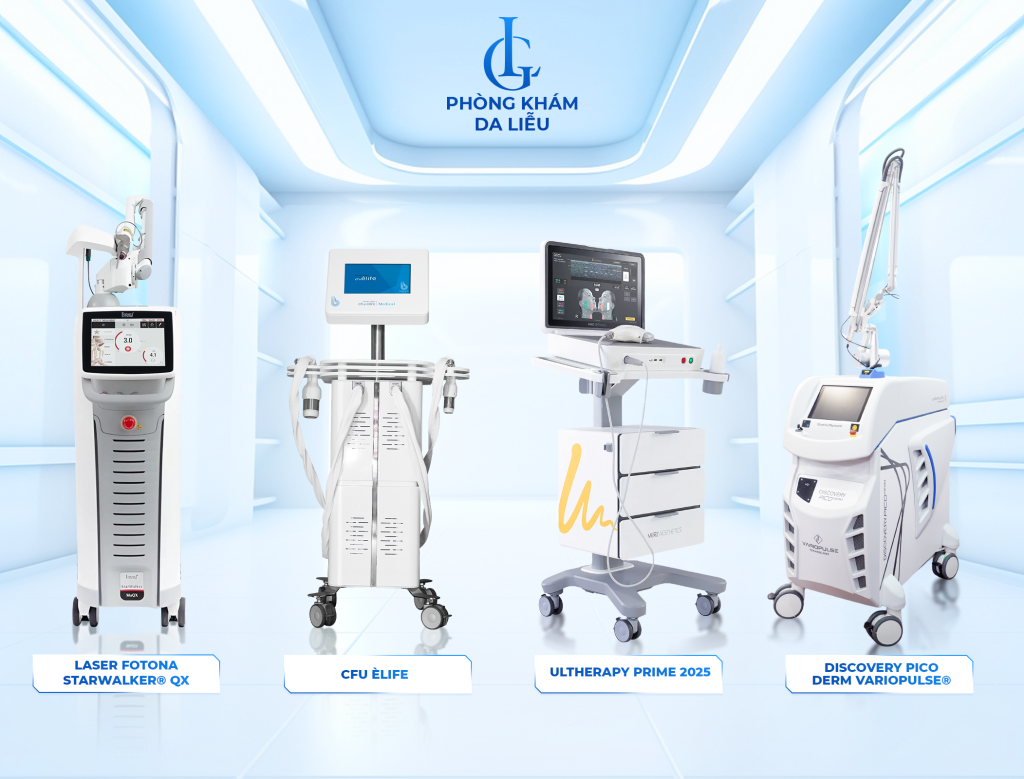 Phòng khám Da liễu LG mạnh tay đầu tư dàn máy móc công nghệ cao đắt đỏ và hiện đại nhất hiện nay