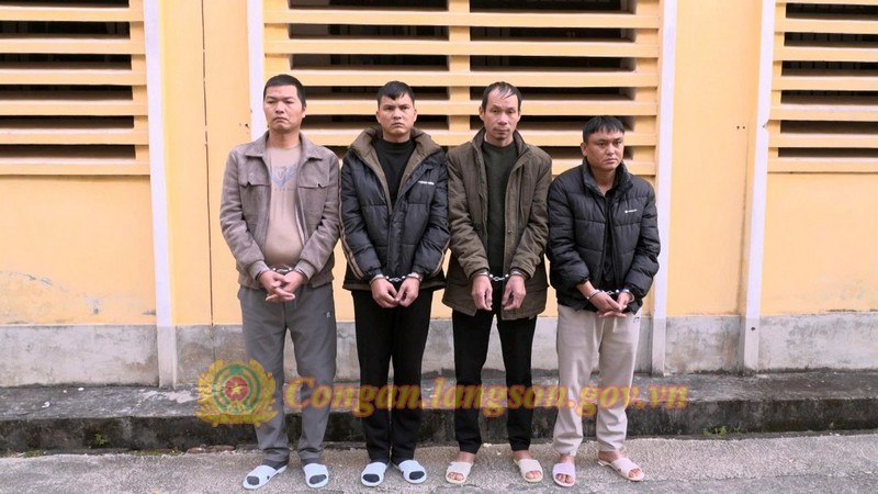 Các đối tượng La Văn Long, Nông Văn Học, La Văn Đại, Hà Văn Tuấn bị khởi tố về hành vi Vận chuyện hàng cấm