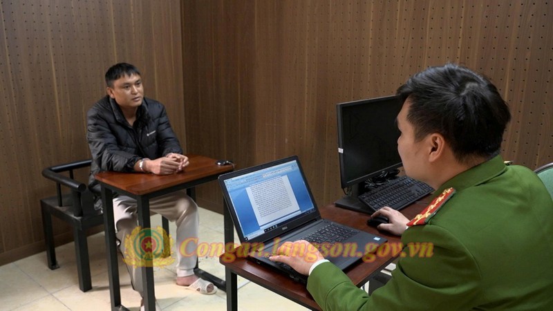 Đối tượng Nông Văn Học tại Cơ quan Công an