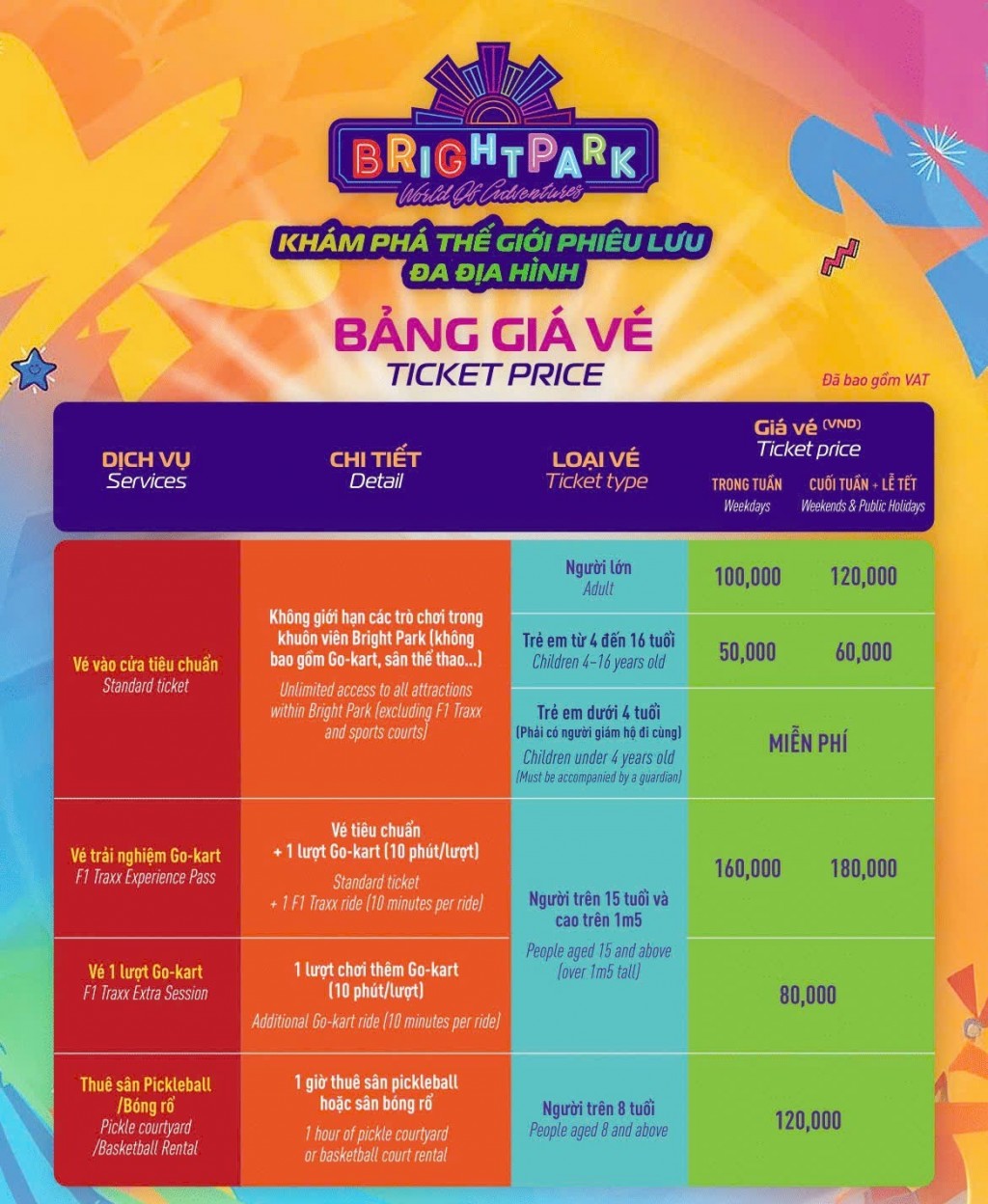 Bright Park - Tổ hợp Công viên Giải trí đa địa hình mở ra thế giới phiêu lưu rực rỡ Bright Park - Tổ hợp Công viên Giải trí đa địa hình mở ra thế giới phiêu lưu rực rỡ