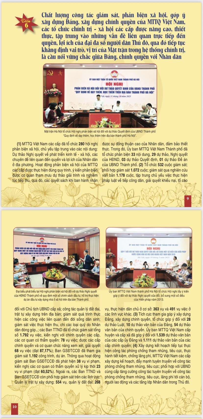 10 điểm mới nổi bật của MTTQ TP Hà Nội năm 2025