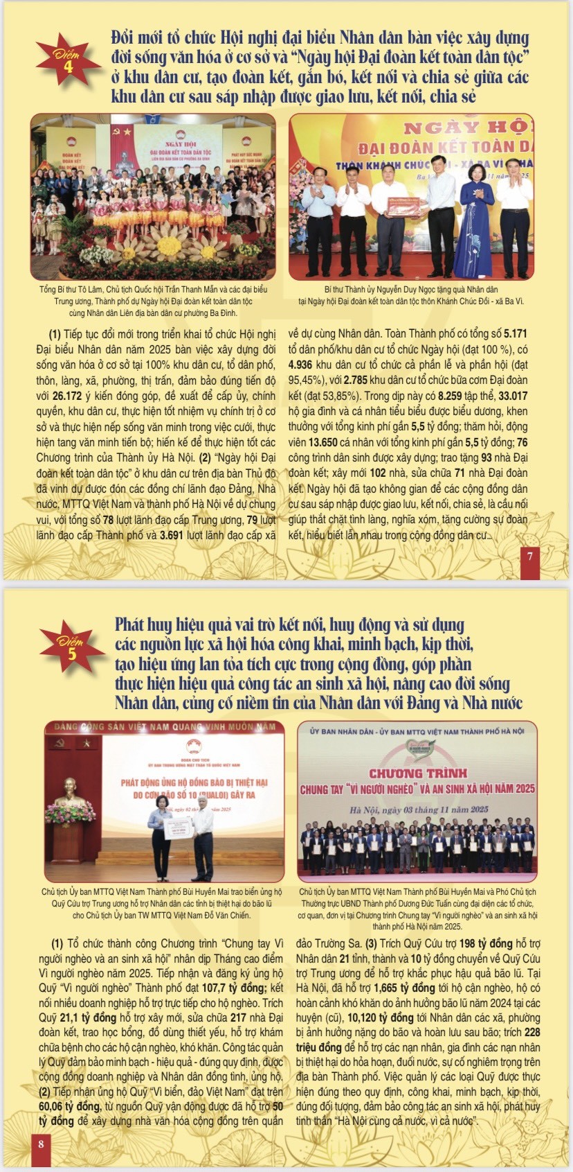 10 điểm mới nổi bật của MTTQ TP Hà Nội năm 2025