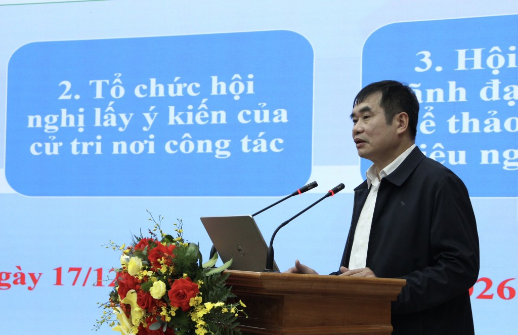 Giới thiệu người ứng cử ĐBQH dân chủ, đúng trình tự, thời gian