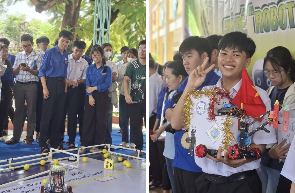 Trường Đại học Sư phạm Kỹ thuật Đà Nẵng tổ chức hoạt động trải nghiệm STEM Robotics cho học sinh với chủ đề “Robot xanh - Tương lai xanh” Trường Đại học Sư phạm Kỹ thuật Đà Nẵng tổ chức hoạt động trải nghiệm STEM Robotics cho học sinh với chủ đề “Robot xanh - Tương lai xanh”