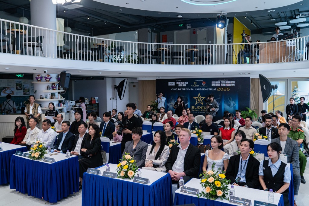 Lễ công bố cuộc thi tìm kiếm tài năng nghệ thuật - Super Talent Contest 2026 (Ảnh Đ.Minh) Lễ công bố cuộc thi tìm kiếm tài năng nghệ thuật - Super Talent Contest 2026 (Ảnh Đ.Minh)