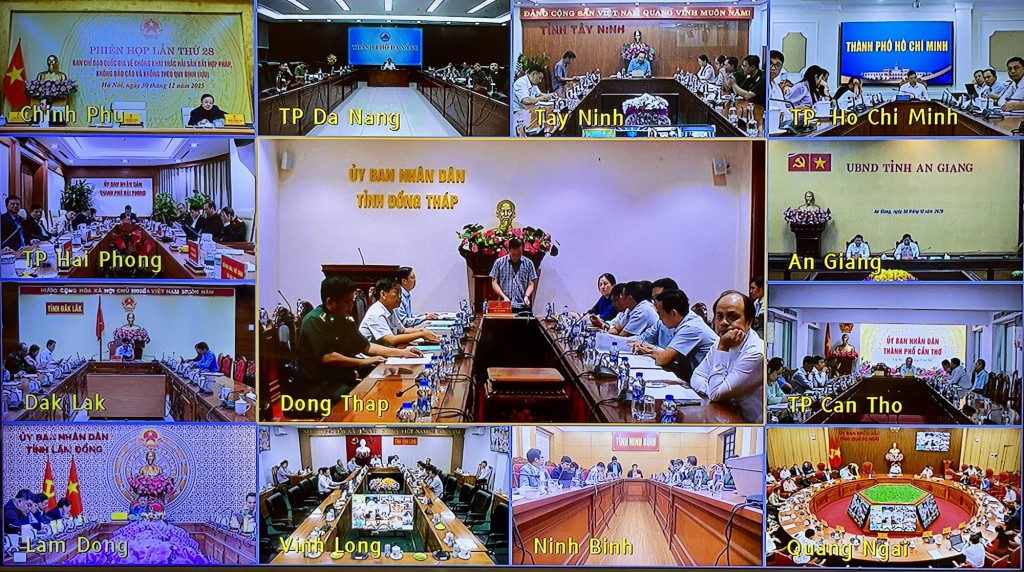 Các địa phương tham dự cuộc họp - Ảnh: VGP/Nhật Bắc Các địa phương tham dự cuộc họp - Ảnh: VGP/Nhật Bắc