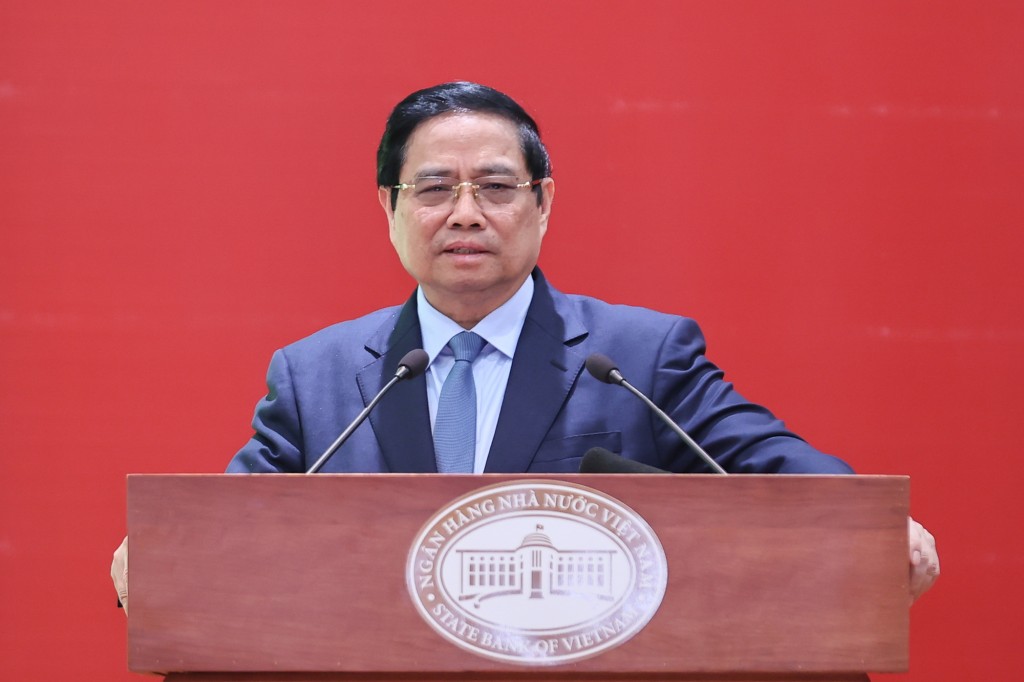 Thủ tướng nhấn mạnh, làm rõ thêm 8 kết quả nổi bật của ngành trong thời gian qua - Ảnh: VGP/Nhật Bắc