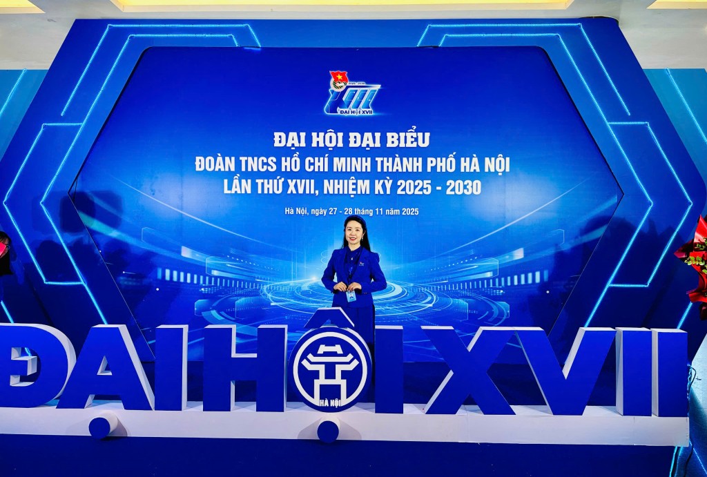 Hoàng Minh Hằng - Uỷ viên BCH Thành đoàn, Đảng uỷ viên, Phó Chủ tịch Thường trực UBMTTQ, Bí thư Đoàn xã Thanh Trì, TP Hà Nội