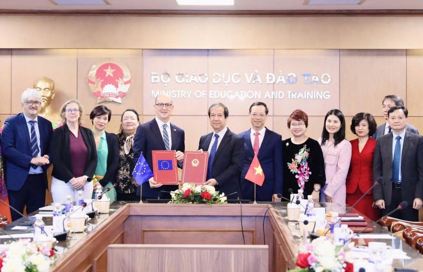 Việt Nam - EU ký hiệp định hơn 50 triệu EUR phát triển giáo dục nghề nghiệp