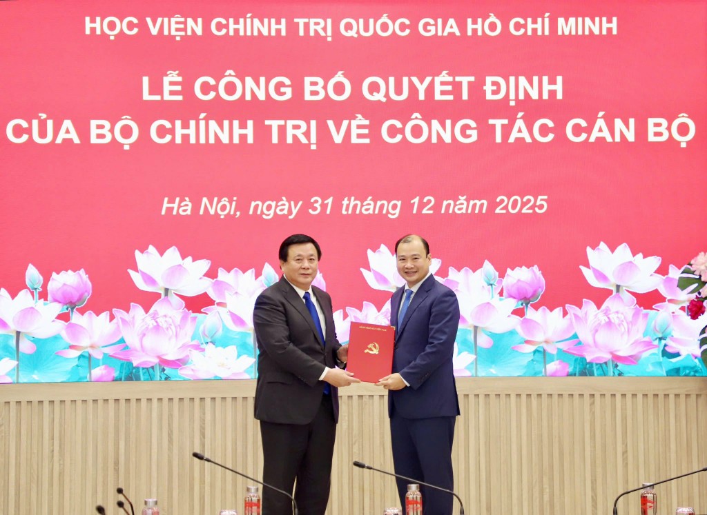 Ông Lê Hải Bình làm Phó Giám đốc Học viện Chính trị quốc gia Hồ Chí Minh