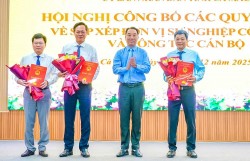 Cà Mau sắp xếp đơn vị sự nghiệp công lập, kiện toàn cán bộ