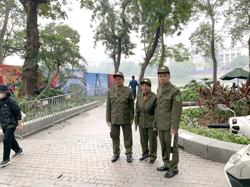 Lực lượng An ninh cơ sở phối hợp tuần tra, bảo đảm an ninh, an toàn tại hồ Hoàn Kiếm