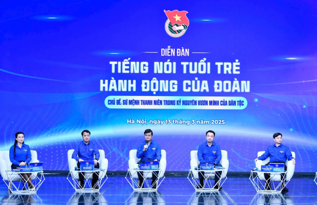 Ban Bí thư Trung ương Đoàn tại Diễn đàn “Tiếng nói tuổi trẻ - Hành động của Đoàn” năm 2025