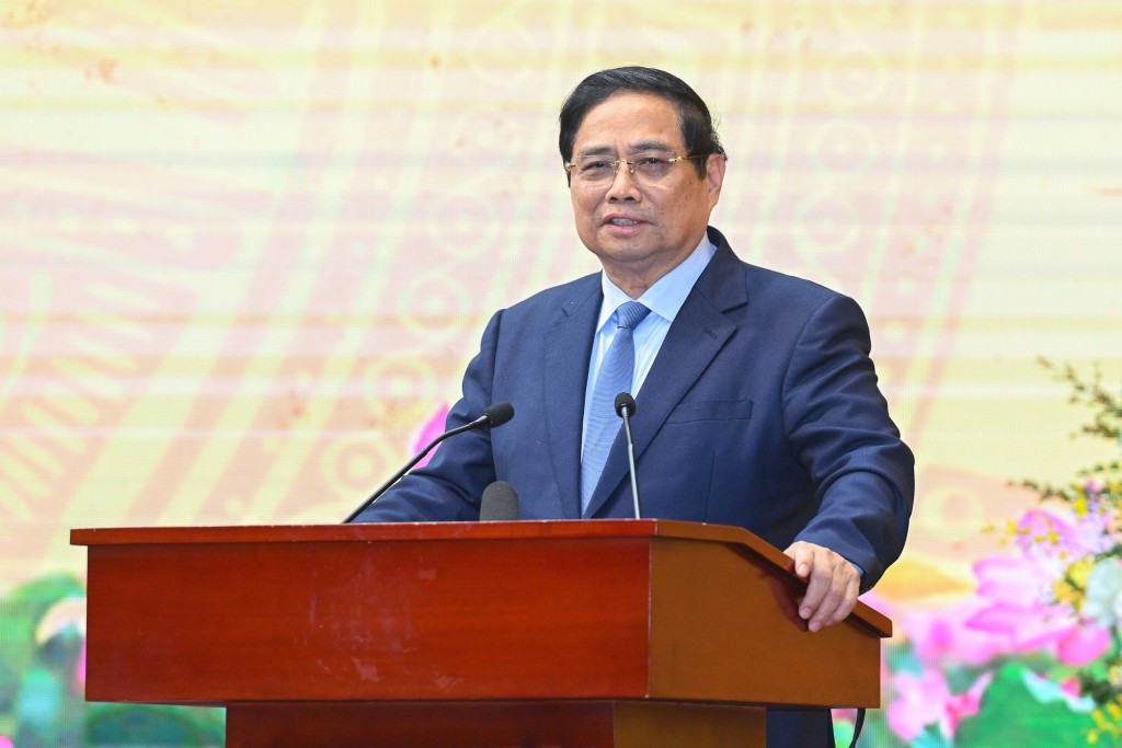 Thủ tướng nêu rõ, những năm tới, muốn trở thành nước phát triển, thu nhập cao, Việt Nam vẫn phải lấy nông nghiệp làm trụ đỡ, tiếp tục công nghiệp hóa, hiện đại hóa - Ảnh: VGP/Nhật Bắc