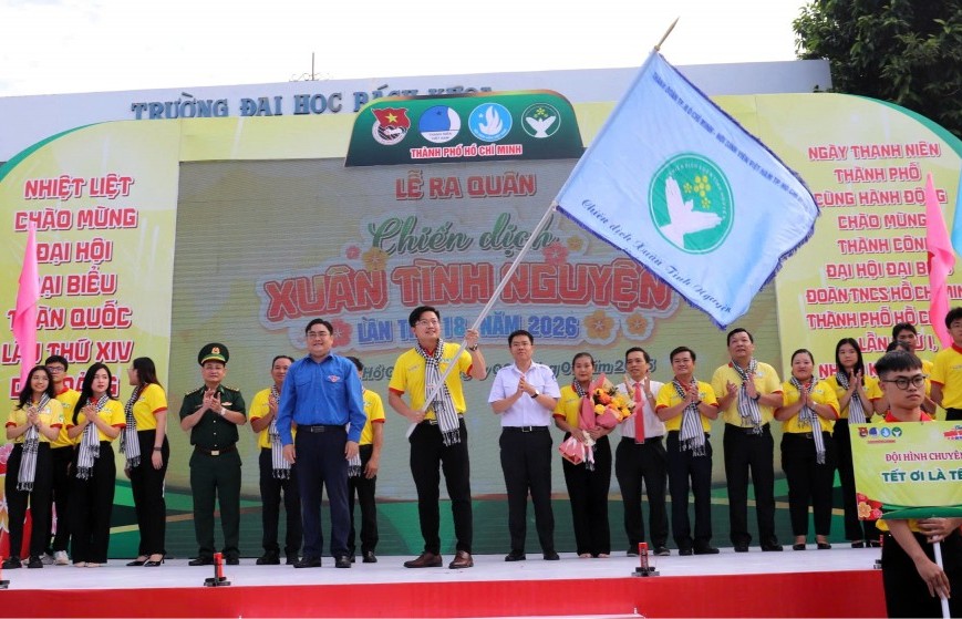 TP Hồ Chí Minh ra quân Chiến dịch Xuân tình nguyện 2026