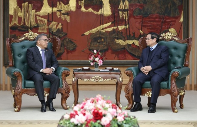 Thủ tướng Phạm Minh Chính tiếp Đại sứ Philippines