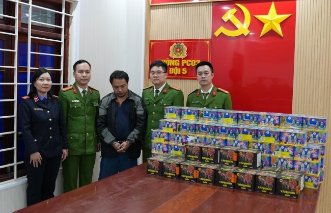 Nghệ An: Khởi tố 3 vụ, 4 đối tượng, thu giữ gần 350kg pháo nổ
