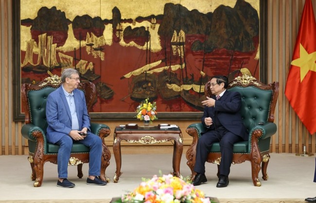 Thủ tướng Phạm Minh Chính tiếp Chủ tịch tập đoàn kinh tế tư nhân lớn nhất của Nga