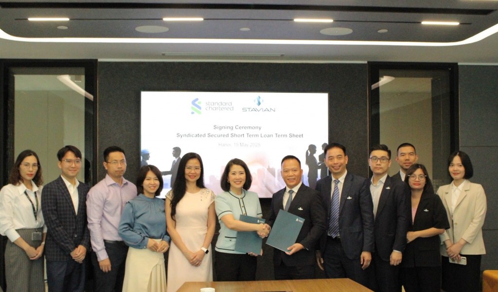 Standard Chartered hoàn tất giao dịch tài trợ vốn nước ngoài cho Stavian Hoá chất Standard Chartered hoàn tất giao dịch tài trợ vốn nước ngoài cho Stavian Hoá chất