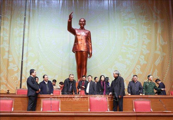 Kiểm tra toàn diện công tác chuẩn bị Đại hội XIV của Đảng Chú thích ảnh