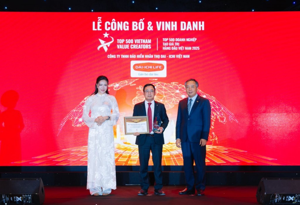 Dai-ichi Life Việt Nam vào “Top 500 Doanh nghiệp tạo giá trị hàng đầu Việt Nam năm 2025”