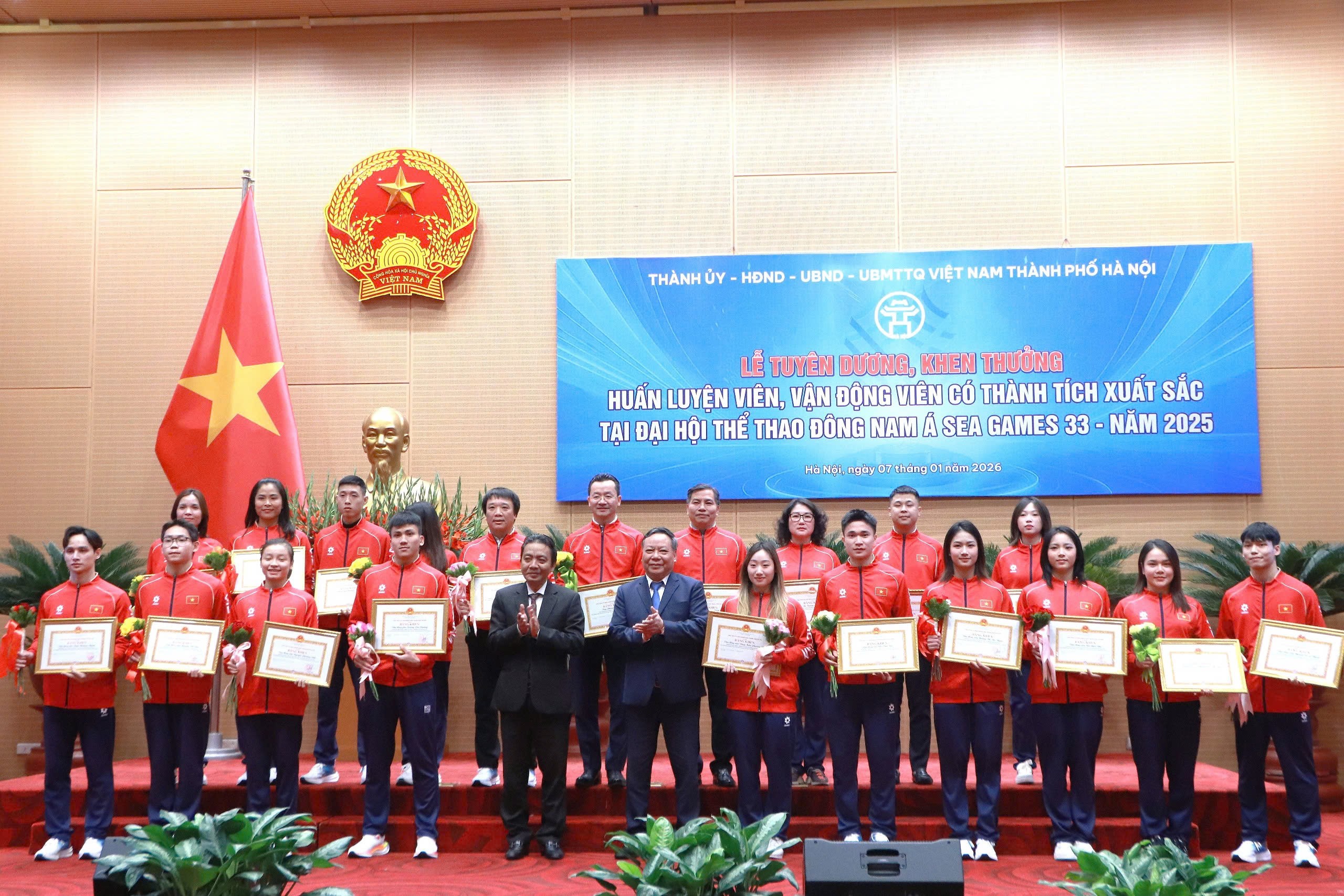 Tuyên dương Huấn luyện viên, vận động viên đạt thành tích tại SEA Games