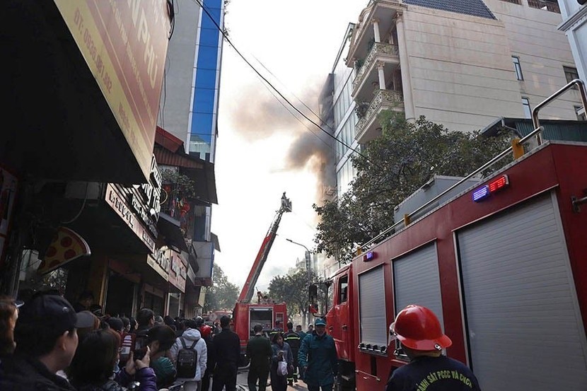 Hiện trường vụ cháy