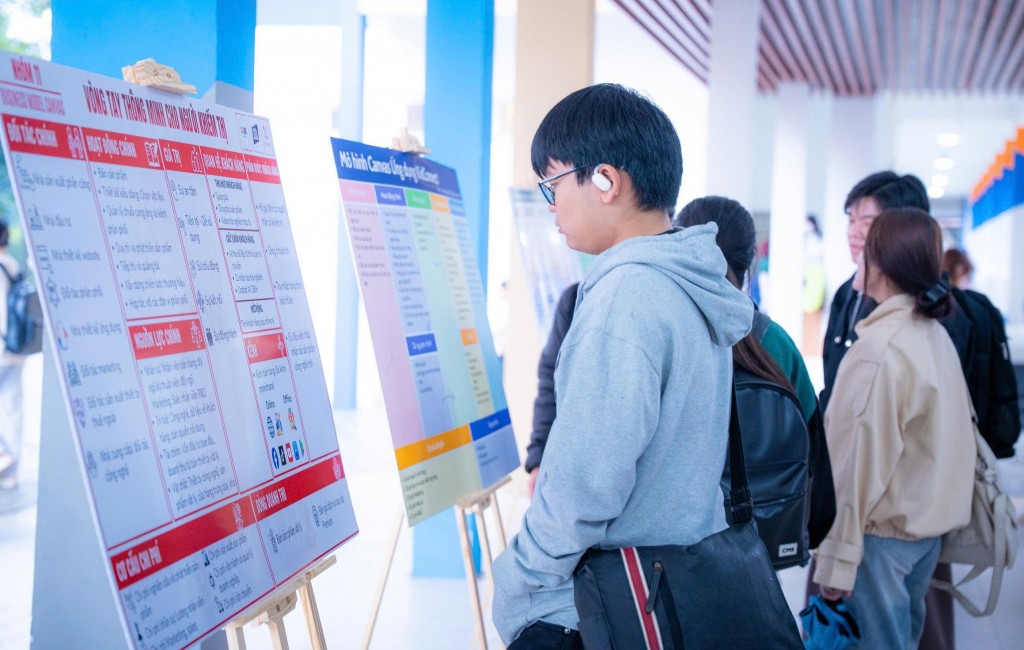 Diễn đàn tạo điều kiện để sinh viên rèn luyện kỹ năng, mở rộng mạng lưới và tiếp cận thị trường ngay từ khi còn ngồi trên ghế nhà trường Diễn đàn tạo điều kiện để sinh viên rèn luyện kỹ năng, mở rộng mạng lưới và tiếp cận thị trường ngay từ khi còn ngồi trên ghế nhà trường