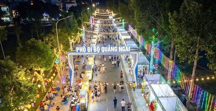 Quảng Ngãi thí điểm phố đi bộ ven sông Trà Khúc Quảng Ngãi thí điểm phố đi bộ ven sông Trà Khúc