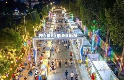 Quảng Ngãi thí điểm phố đi bộ ven sông Trà Khúc