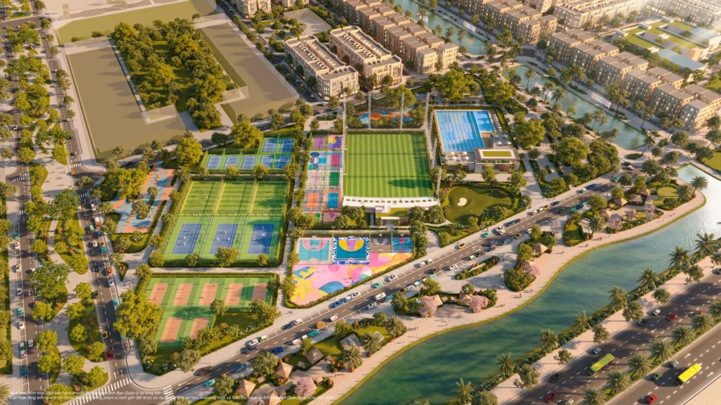 Vinhomes Wonder City sở hữu không gian xanh lên tới 24,5 ha (Ảnh: Vinhomes)