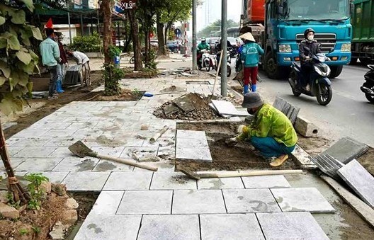 Hà Nội tạm dừng đào đường dịp Tết