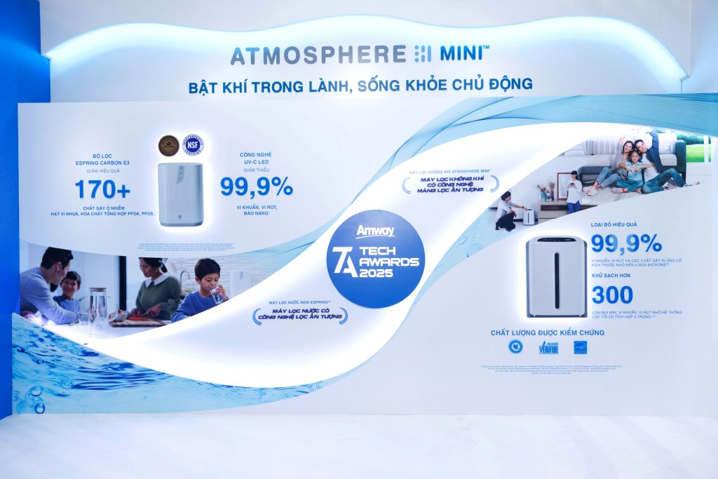 Các công nghệ nổi bật của máy lọc nước New eSpring và máy lọc không khí Atmosphere Mini. Các công nghệ nổi bật của máy lọc nước New eSpring và máy lọc không khí Atmosphere Mini.