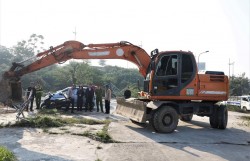 Xã Sóc Sơn ra quân xử lý điểm nghẽn về văn minh đô thị