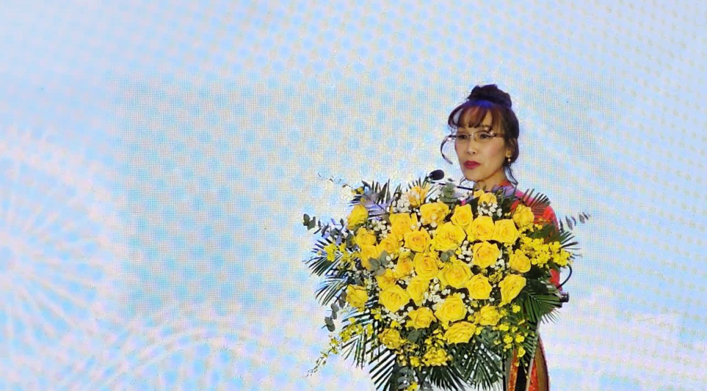 Nguyễn Thị Phương Thảo - Chủ tịch HĐQT Sovico Holdings phát biểu tại hội nghị