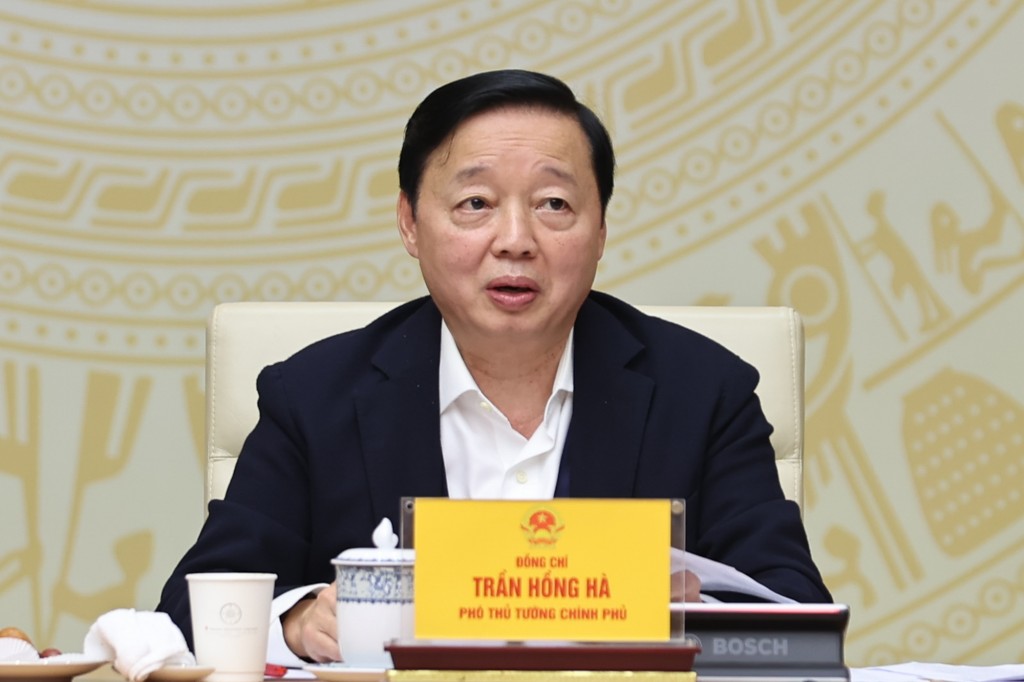 Phó Thủ tướng Chính phủ Trần Hồng Hà phát biểu - Ảnh: VGP/Nhật Bắc