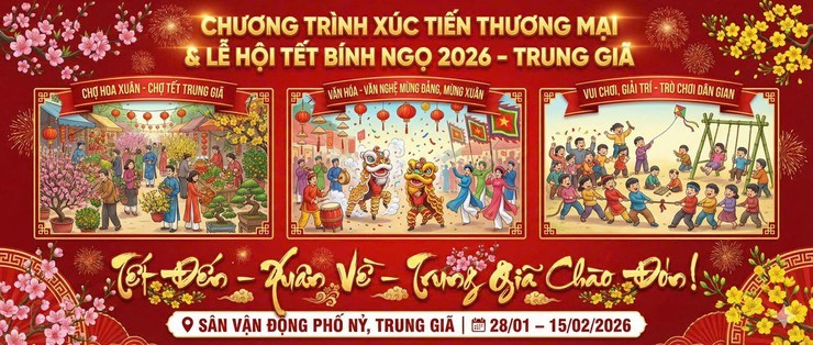 100 gian hàng phục vụ Nhân dân mua sắm dịp Tết Bính Ngọ