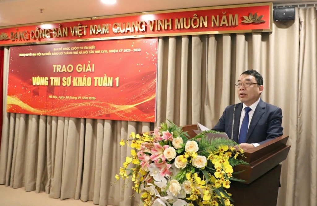 Trao giải tuần 1 Cuộc thi tìm hiểu Nghị quyết Đảng bộ Hà Nội Trao giải tuần 1 Cuộc thi tìm hiểu Nghị quyết Đảng bộ Hà Nội