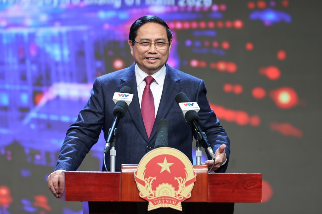 Thủ tướng đánh giá cao và biểu dương VTV thực hiện tốt các nhiệm vụ được Thủ tướng Chính phủ giao tại Hội nghị tổng kết năm 2024 - Ảnh: VGP/Nhật Bắc Thủ tướng đánh giá cao và biểu dương VTV thực hiện tốt các nhiệm vụ được Thủ tướng Chính phủ giao tại Hội nghị tổng kết năm 2024 - Ảnh: VGP/Nhật Bắc