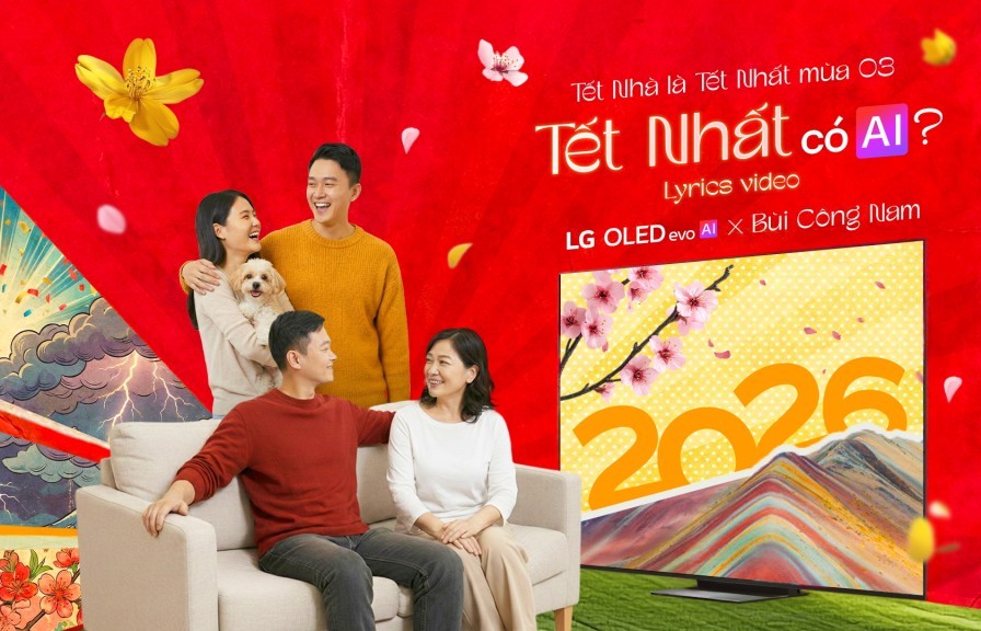 LG khởi động “Tết nhà là Tết nhất” mùa 3 với MV “Tết nhất có AI” cùng triển lãm sáng tạo tại Hà Nội