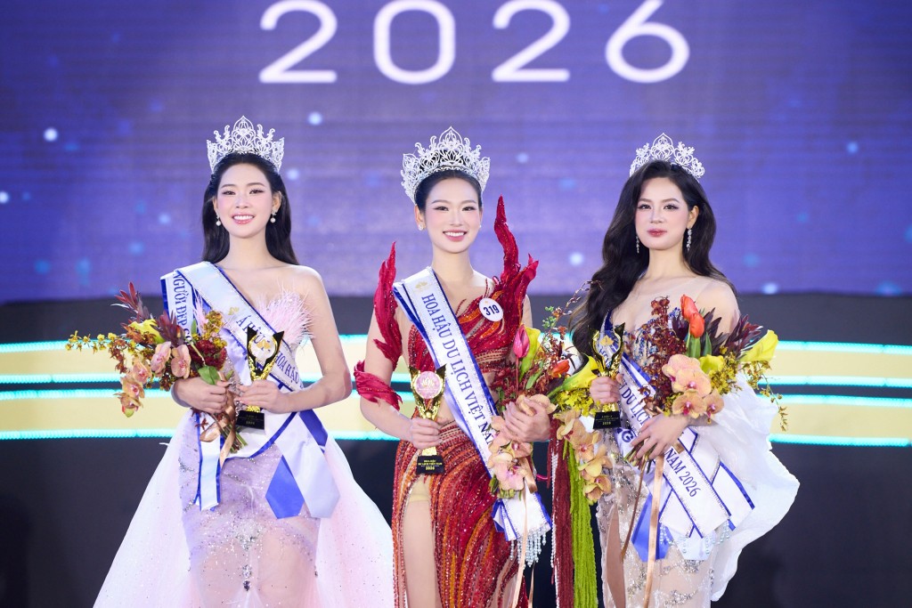Top 3 Hoa hậu Du lịch Việt Nam 2026